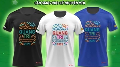 Quang Tri International Marathon 2025 ประกาศเสื้อแข่งขันและเสื้อผู้เข้าเส้นชัย