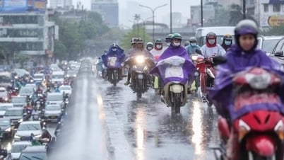 Widespread rain, warning of natural disaster risks in many places