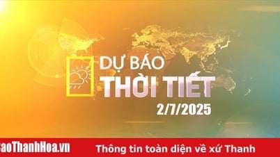 Dự báo thời tiết hôm nay 2/7/2025
