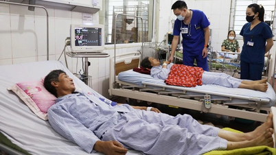Thanh Oai General Hospital (Hanoi) successfully treated two patients struck by lightning while working in the fields.