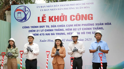 Phường Xuân Hòa, TPHCM khởi công dự án dân sinh đầu tiên sau sắp xếp