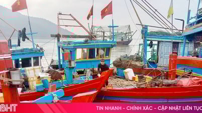 Hà Tĩnh: Tàu thuyền vào bờ sớm phòng tránh bão số 3