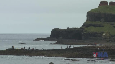 Northern Ireland: Coins are destroying the natural wonder "The Giant"
