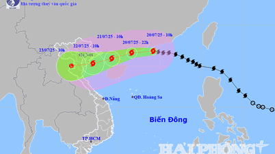 Bão số 3 tiến nhanh về phía đất liền Quảng Ninh - Thanh Hóa, gây mưa rất to ở Bắc Bộ