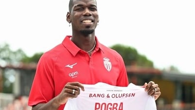 Trở lại sau cấm thi đấu, Pogba vẫn chưa thể ra sân cùng Monaco