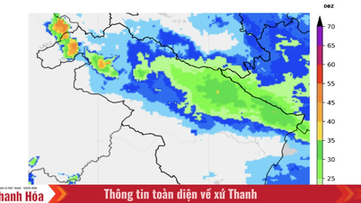Cảnh báo dông, lốc, sét, mưa đá và mưa lớn cục bộ trên khu vực tỉnh Thanh Hóa