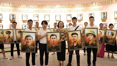 นิทรรศการภาพบุคคลวีรบุรุษกองทัพประชาชนในปฏิบัติการเดียนเบียนฟู