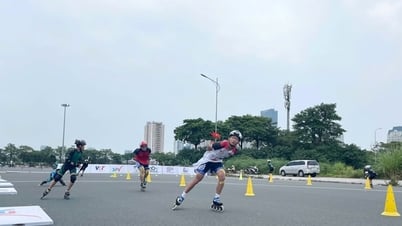 Gần 150 vận động viên tranh tài tại Giải Roller Sports Hà Nội mở rộng năm 2025