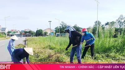 Chỉnh trang cảnh quan chào mừng đại hội Đảng các cấp