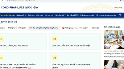 Đưa cẩm nang về công tác tư pháp tại chính quyền địa phương 2 cấp lên Cổng Pháp luật Quốc gia