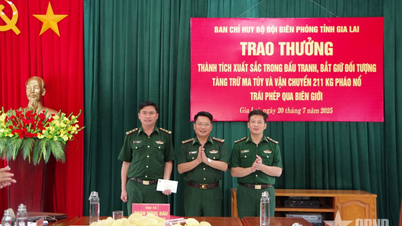 Ban Chỉ huy Bộ đội Biên phòng tỉnh Gia Lai trao thưởng thành tích xuất sắc