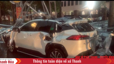 [Cập nhật] - Mưa dông khiến nhiều nhà dân tốc mái, công sở hư hỏng