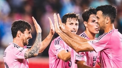 Messi lại lập cú đúp, nhận điểm 10 tuyệt đối, khi Inter Miami đại thắng