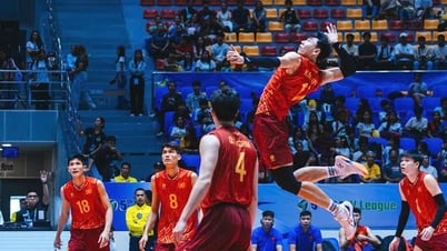Bóng chuyền nam Việt Nam thắng Philippines tại chặng 2 SEA V.League