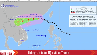 Bão số 3 cách Quảng Ninh - Hải Phòng khoảng 705km về phía Đông
