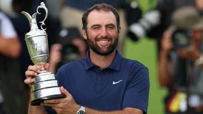 Scottie Scheffler đăng quang lịch sử ở The Open 2025