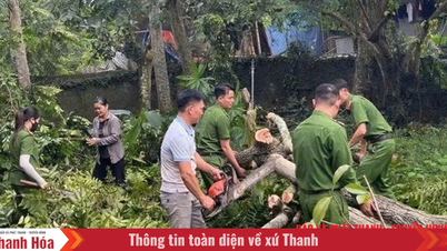 Công an Thanh Hóa triển khai đồng bộ các phương án ứng phó với bão số 3