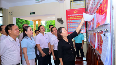 Các đoàn công tác của Ban Thường vụ Tỉnh ủy tiếp tục kiểm tra, làm việc với các xã sau sáp nhập