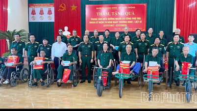 Trung tâm Điều dưỡng người có công quan tâm thực hiện tốt các chính sách cho thương binh, bệnh binh