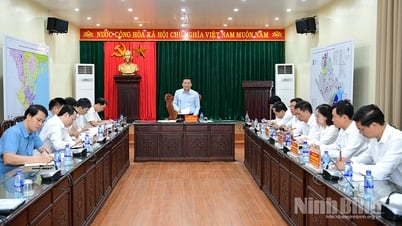 Lãnh đạo UBND tỉnh làm việc với Ban Quản lý Khu kinh tế và các khu công nghiệp tỉnh