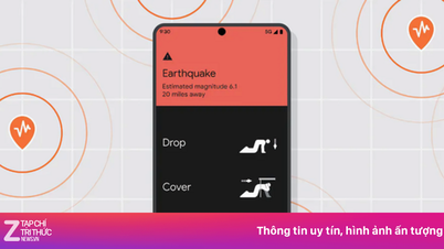Google dùng 2 tỷ thiết bị Android để báo trước động đất