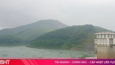 Mực nước hồ chứa ở Hà Tĩnh trước dự báo mưa lớn do bão số 3