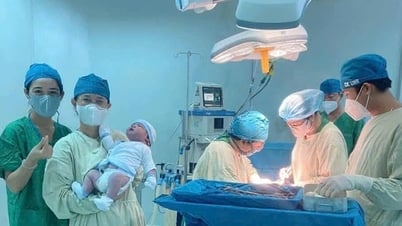 Bé trai nặng gần 6kg chào đời ở Cà Mau