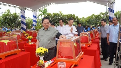 Thủ tướng Phạm Minh Chính dự lễ truy điệu, an táng hài cốt liệt sĩ tại An Giang