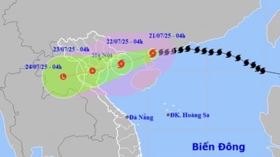 Bão số 3 hôm nay sẽ vào vịnh Bắc Bộ, tâm bão đang cách Quảng Ninh - Hải Phòng 275 cây số