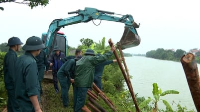 Xã Kẻ Sặt khẩn trương xử lý các vị trí nguy cơ sạt lở nghiêm trọng