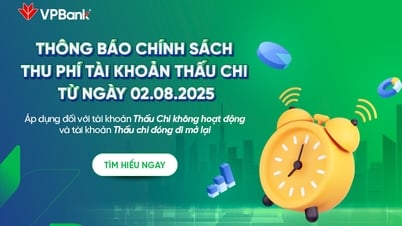 VPBank cập nhật chính sách phí áp dụng với tài khoản thấu chi không hoạt động và tài khoản thấu chi tái kích hoạt