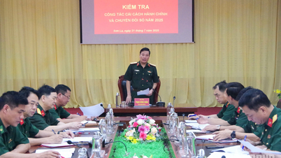 Quân khu 2 kiểm tra công tác cải cách hành chính và chuyển đổi số tại Bộ CHQS tỉnh Sơn La