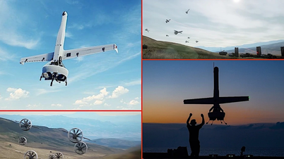 Nhật Bản dùng drone cất cánh thẳng đứng giám lãnh hải