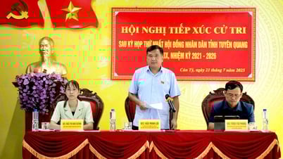 Các tổ đại biểu HĐND tỉnh tiếp xúc cử tri tại các địa phương