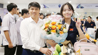 Bắc Ninh: Đón, chúc mừng nữ sinh giành Huy chương Đồng Olympic Toán quốc tế
