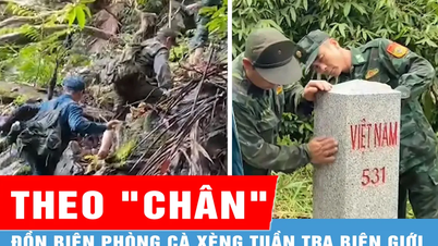 Theo "chân" đồn biên phòng Cà Xèng tuần tra biên giới
