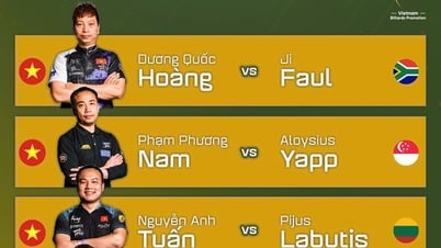 Lịch thi đấu billiards hôm nay: Tay cơ Việt Nam gặp đối thủ cực mạnh