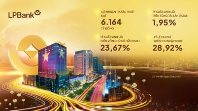 Nửa đầu năm 2025, LPBank duy trì tăng trưởng ổn định, lãi trước thuế gần 6.200 tỷ đồng