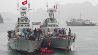 Vùng 1 Hải quân chủ động ứng phó bão số 3 (Wipha)