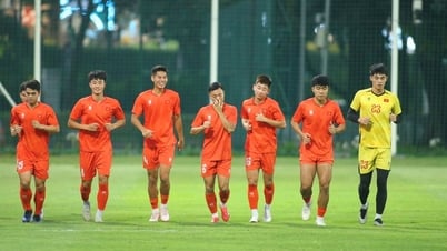U23 Việt Nam trở lại tập luyện, chuẩn bị cho trận đấu với Campuchia
