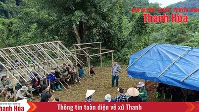 Nguy cơ sạt lở cao, xã biên giới Na Mèo dựng lán tạm, sẵn sàng di dân
