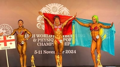 Thể hình Việt Nam lần đầu xếp nhất toàn đoàn Giải vô địch thế giới