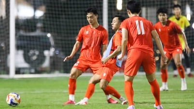 Hoàn tất khâu chuẩn bị, U23 Việt Nam sẵn sàng cho trận đấu với Campuchia