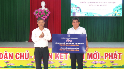 Xã Đại Lãnh: Ra quân Chiến dịch sinh viên tình nguyện mùa hè xanh năm 2025