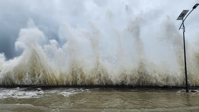 Đặc khu Cô Tô (Quảng Ninh) có triều cường, sóng dâng cao tới 5m
