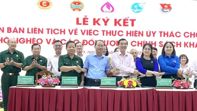 Ký kết liên tịch thực hiện ủy thác cho vay các chương trình tín dụng chính sách xã hội