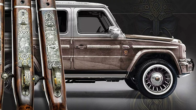 SUV siêu sang Mercedes G-Viking cho đại gia thích vũ khí cổ