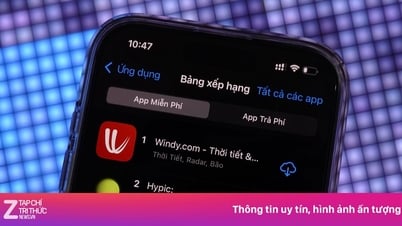 Ứng dụng theo dõi bão Wipha đứng đầu danh sách tải trên iPhone