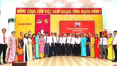Xã Hòa Thắng: Đại hội Chi bộ cơ sở UBND xã lần thứ I