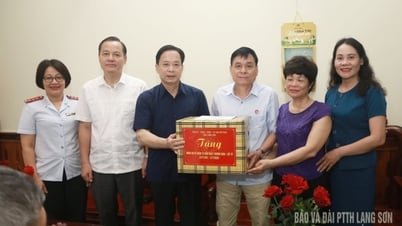 Đồng chí Bí thư Tỉnh ủy thăm, tặng quà gia đình chính sách, người có công